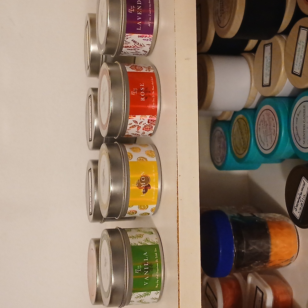 3.5oz homemade candles